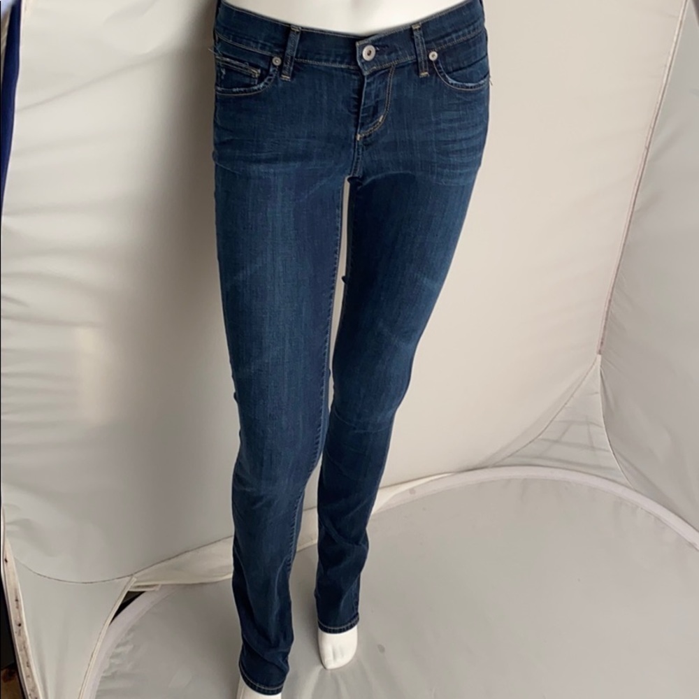 Citizens of Humanity Ava low rise straight blue denim jeans